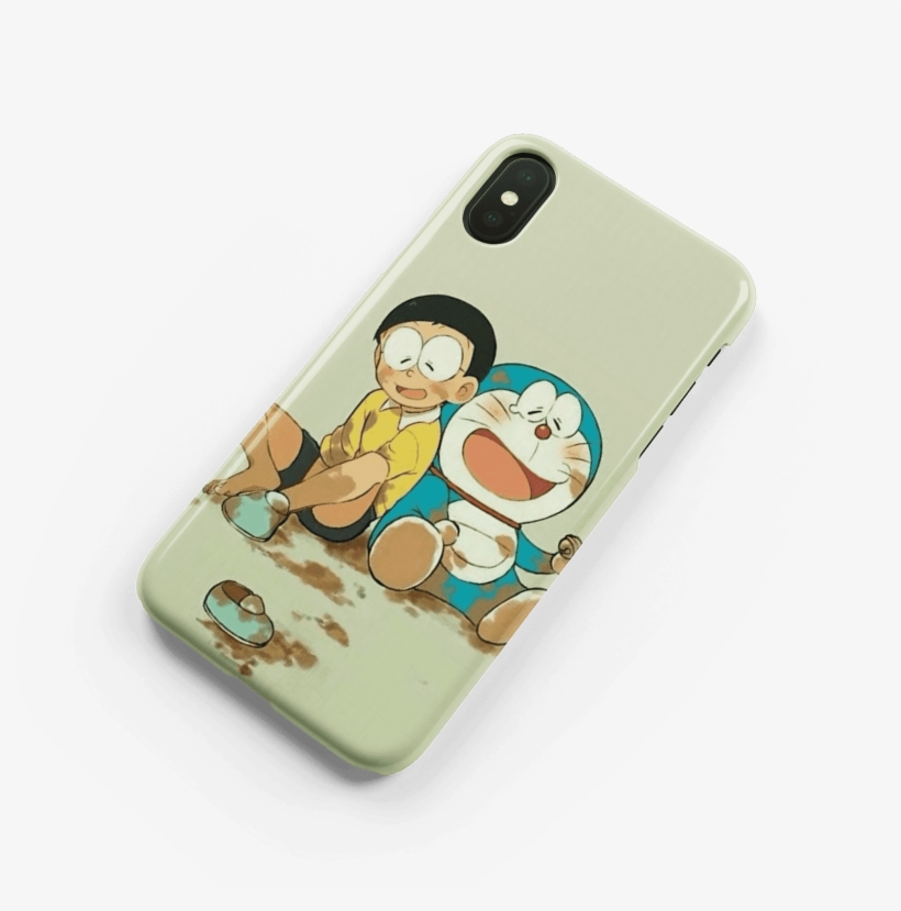 Doraemon And Nobita Phone Cover, transparent png