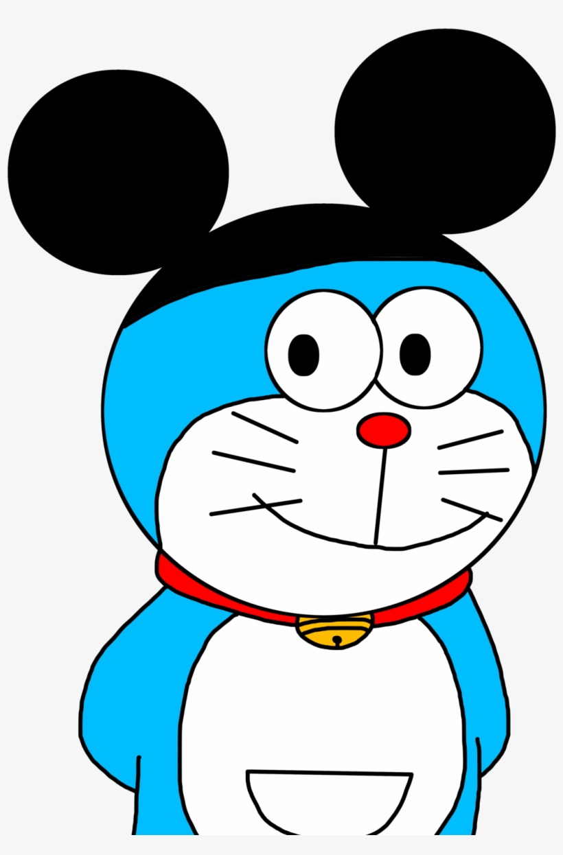 Mickey Mouse Ears Hat - Doraemon And Mickey Mouse, transparent png