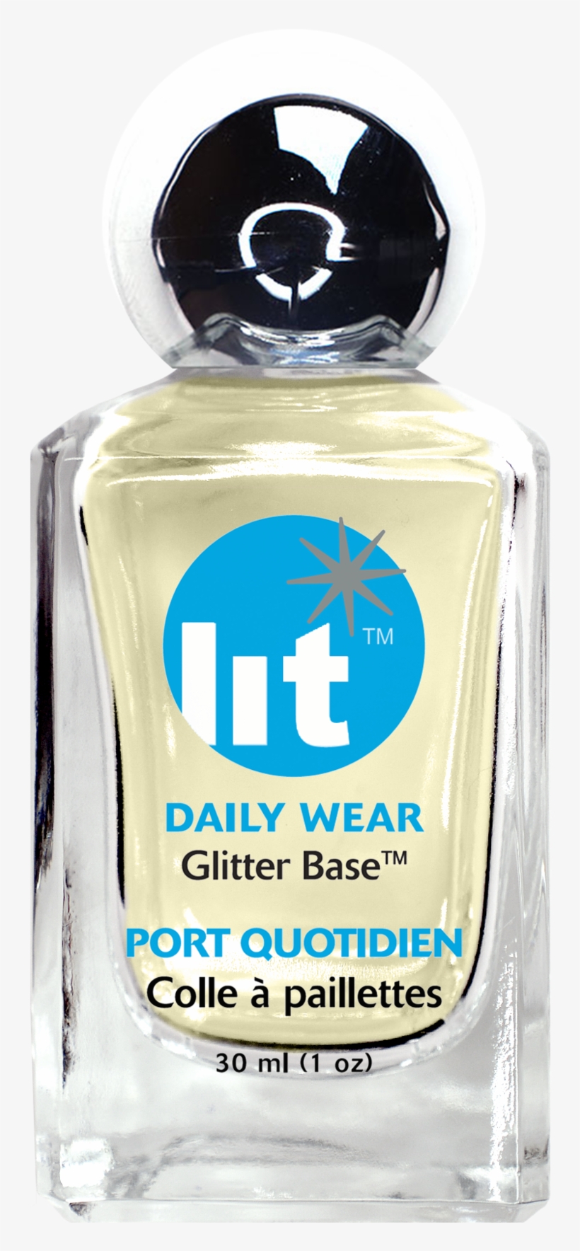 Lit Cosmetics Clearly Liquid Base 30ml - Lit Glitter Base, transparent png