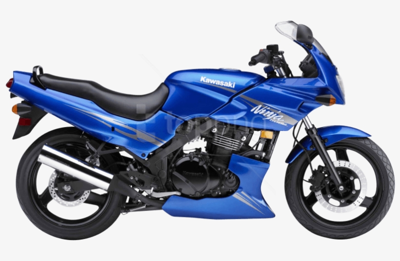 Free Png Download Blue Kawasaki Ninja 500r Motorcycle - 2009 Kawasaki Ninja 500r, transparent png