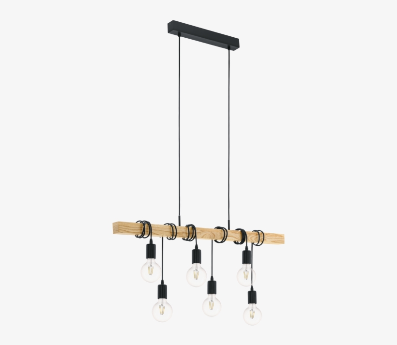 Hanging Metal Lamp Eglo Townshend 95499 Colour - Leroy Merlin Lustre, transparent png