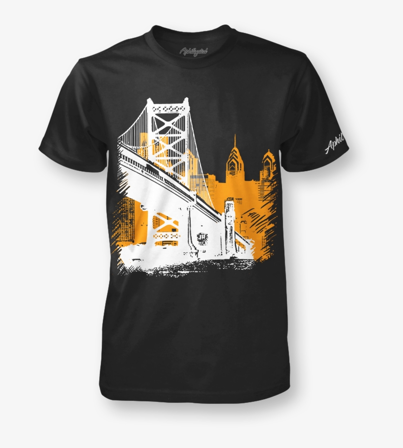 Ben Franklin Bridge Png - Active Shirt, transparent png