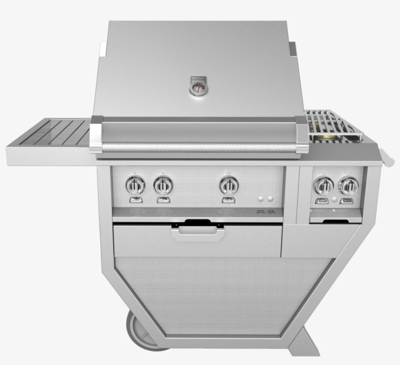 12 1 2015 Grill Island New Hood Profile 30 On Deluxe - Outdoor Grill Rack & Topper, transparent png
