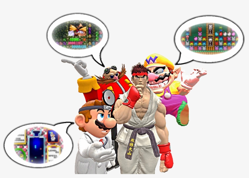 Puzzle Fighter Dr - Cartoon, transparent png