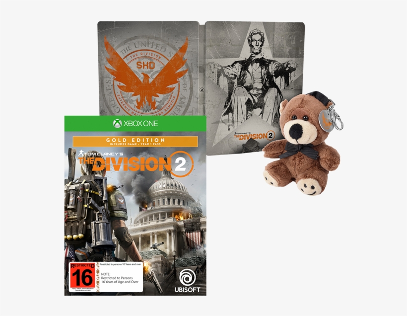 Tom Clancy's The Division 2 Lincoln Steelbook Edition - Division 2 Steelbook Edition, transparent png