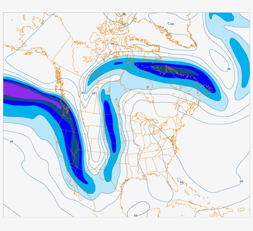 Jet Stream Jet Comparison Surface Weather Map 804x668 PNG Download