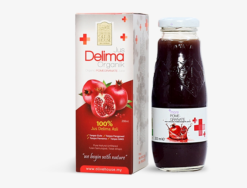 Azerbaijan Pomegranate Juice 200ml - Jus Delima Olive House, transparent png