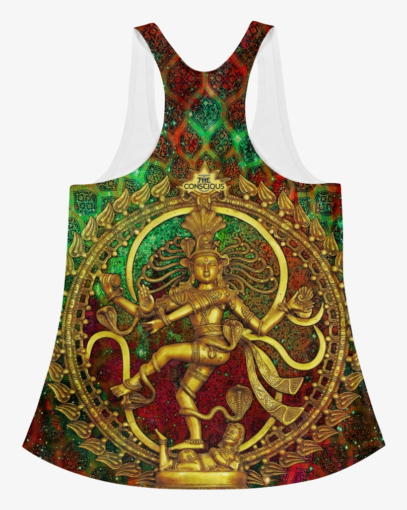 Women's Limited Edition Sublimation Tank Top - Danza Cosmica De Shiva, transparent png