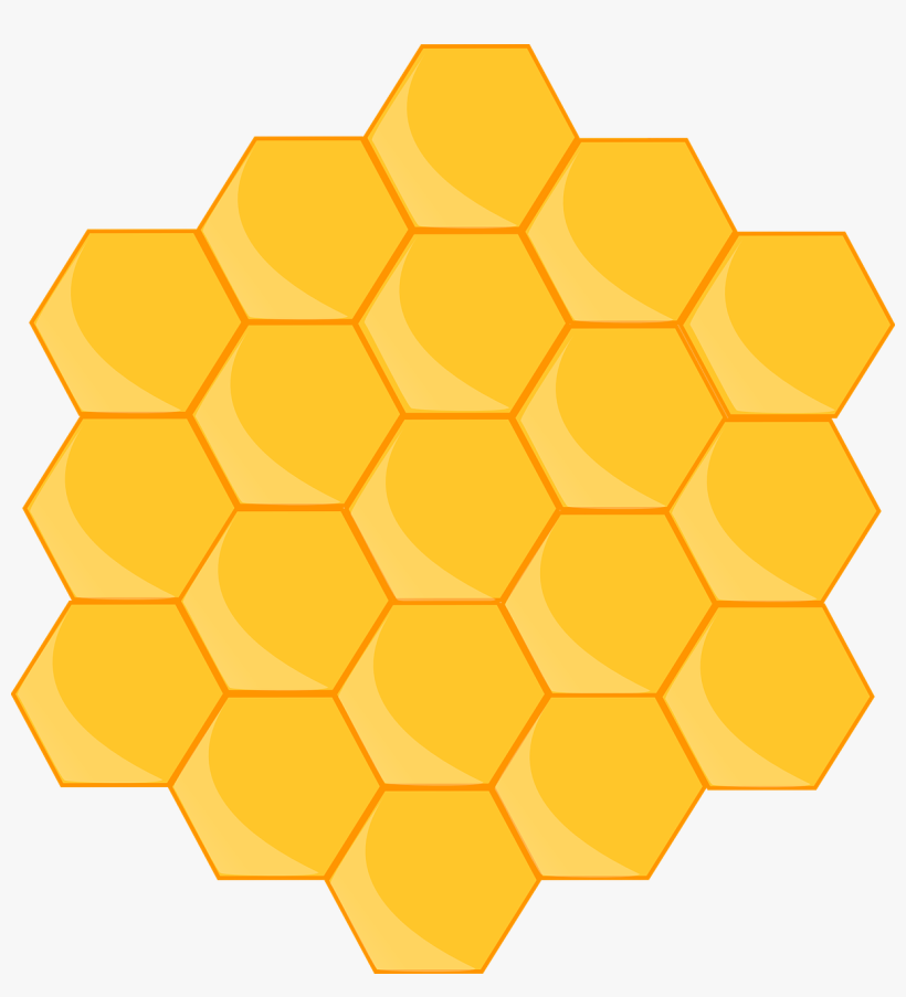 Honeycomb Clip Art - Honeycomb Clipart, transparent png