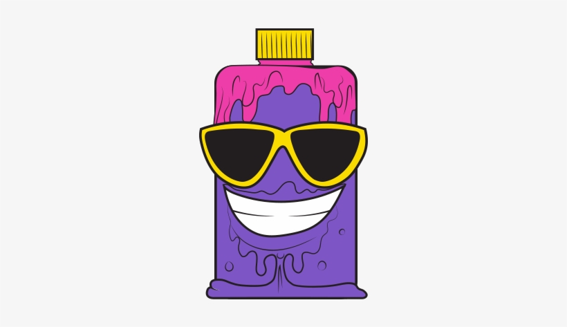 Leaky Sunscreen Purple - Grossery Gang Leaky Sunscreen, transparent png