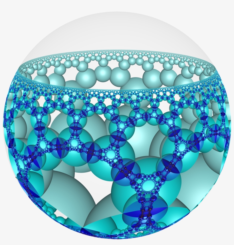 Hyperbolic Honeycomb 3 7 6 Poincare - Circle, transparent png