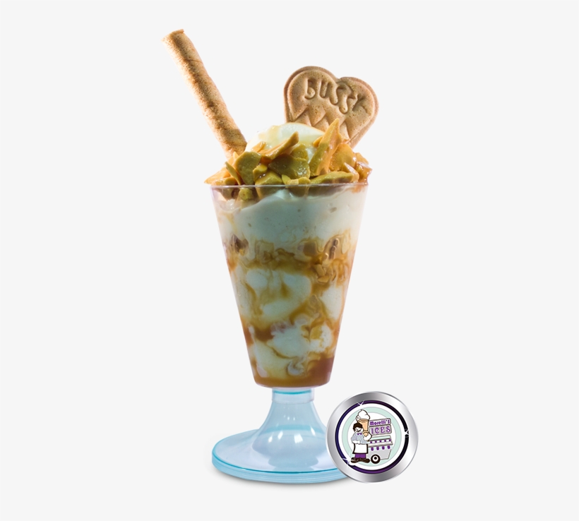 Honeycomb Crunch Sundae - Honeycomb Ice Cream Sundae, transparent png