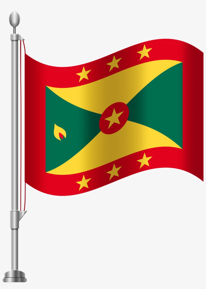 Grenada Flag Png Clip Art, transparent png