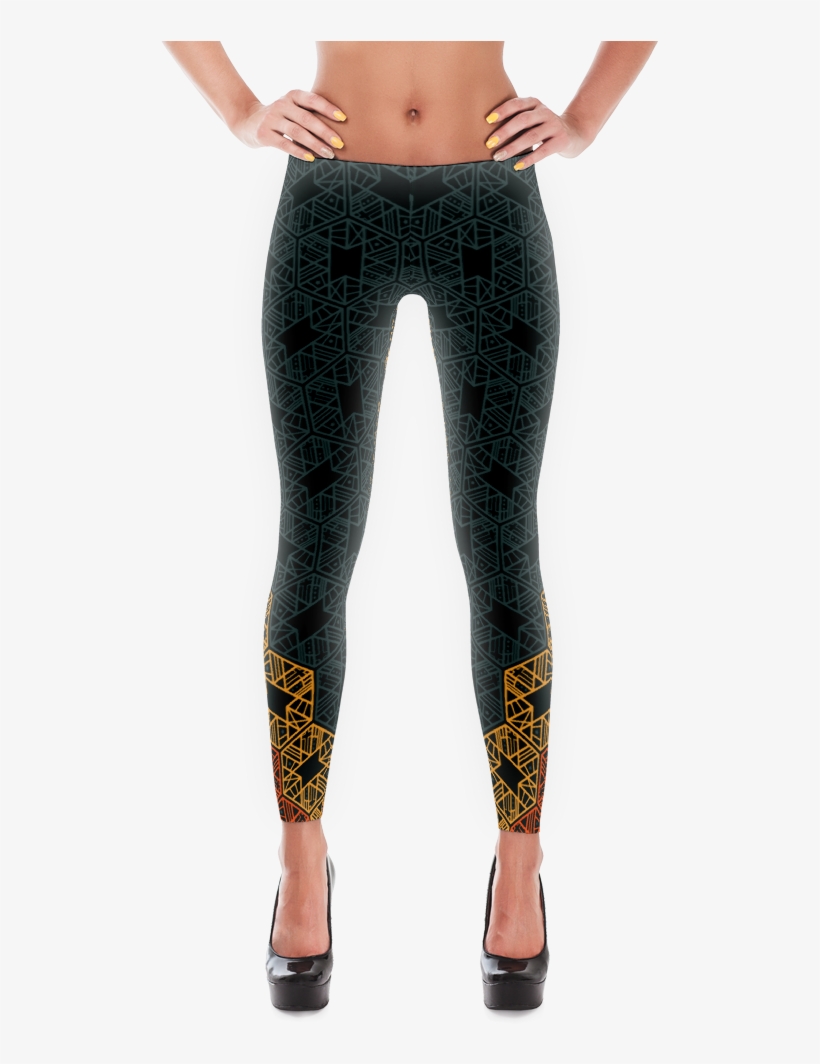 Wt Honeycomb Leggings In Grey, transparent png
