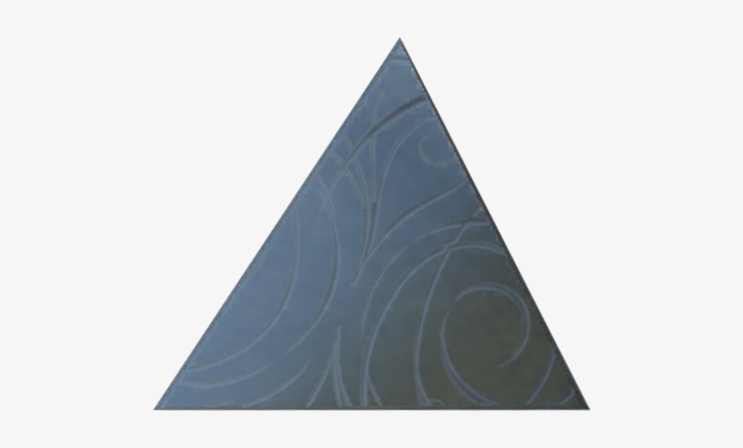 Silver Equilateral Triangle - Construction Paper, transparent png