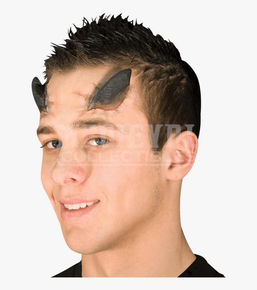 Black Demon Horns - Demon Horns Halloween Special Fx - Black, transparent png