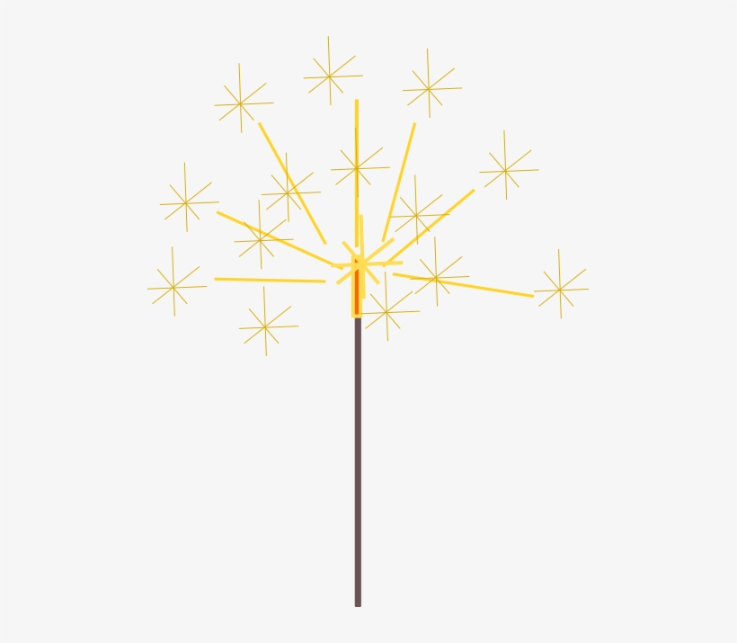 Free Printable Gluecksbringer Scrapbooking Graphic - Transparent Background Sparkler Png, transparent png