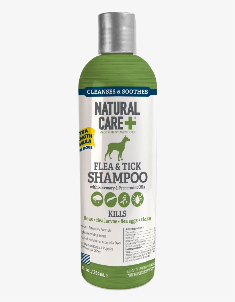 Natural Care Flea And Tick Shampoo For Dogs, 12 Oz - Natural Care Flea And Tick Spray 6 Ounce, transparent png