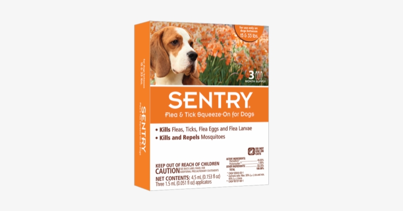 02363 Img P005412 Web Med - Sentry Pet Care Flea & Tick Treatment,, transparent png