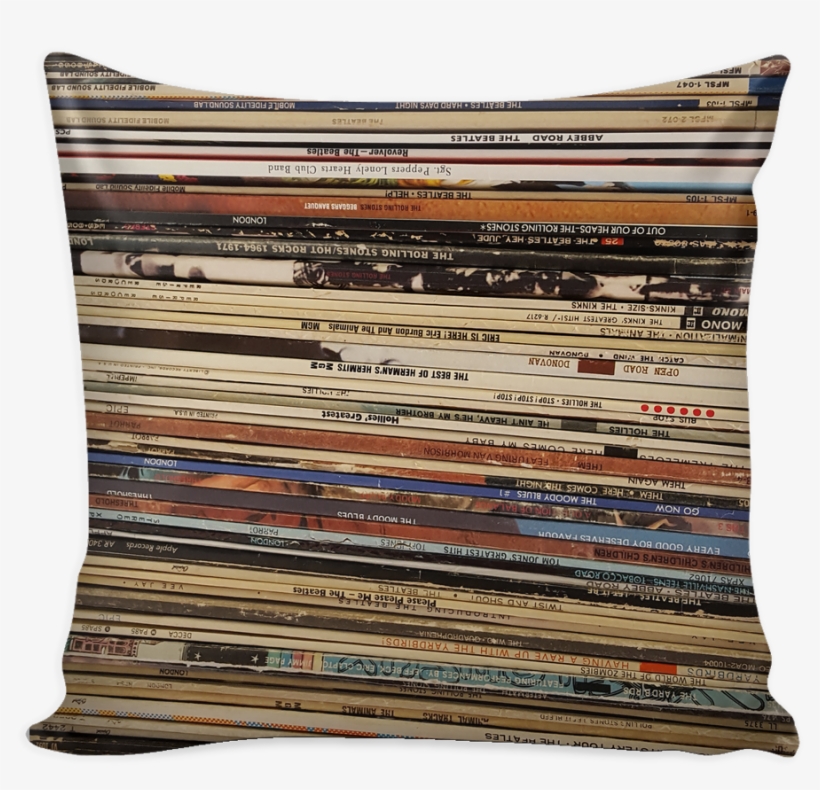 Retro Pillow Cover 16\ - Lp Record, transparent png