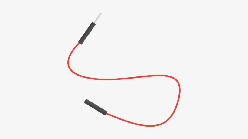 Jumper Male To Female - Jumper Cable Male To Female, transparent png