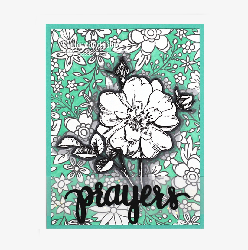 Hero Arts Prayers Card By Understand Blue - Hero Arts Ha-k6136 Mounted Rub, transparent png