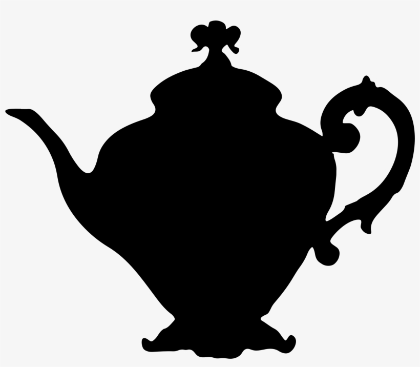 Big Image - Teapot Silhouette, transparent png