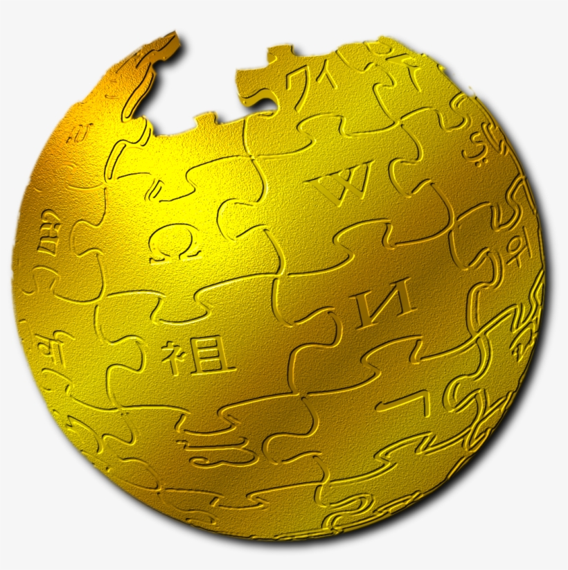 Golden Wikiglobe - Golden Png, transparent png