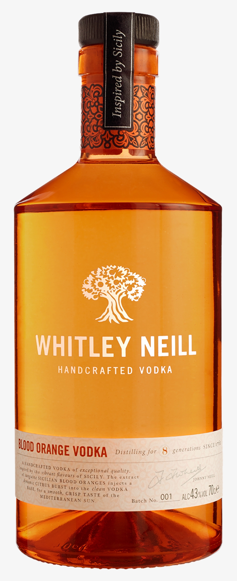 Whitley Neill Blood Orange Vodka 700ml - Whitley Neill Blood Orange Vodka, transparent png