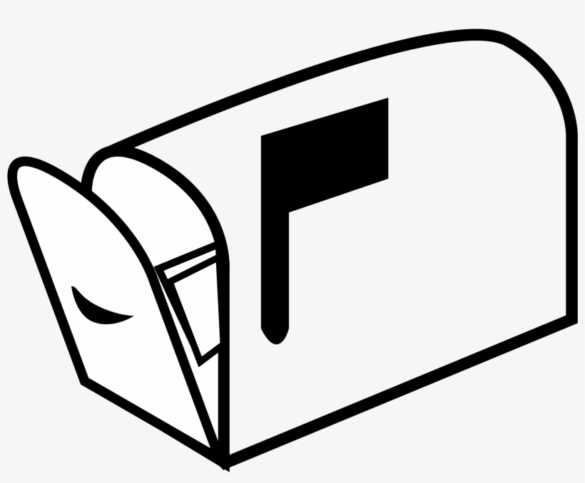 Letter Box Mail Coloring Book Post Box Post Office - Mailbox Vector, transparent png