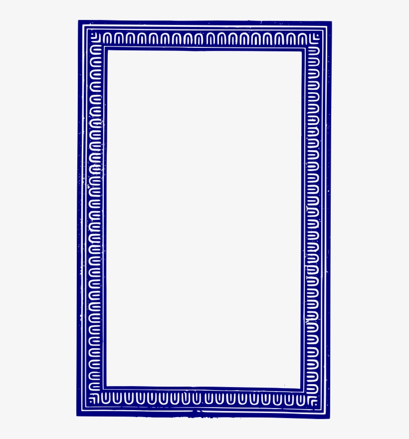Solid Frame Blue By J4p4n I Guess This Looks A Little - Clip Art, transparent png