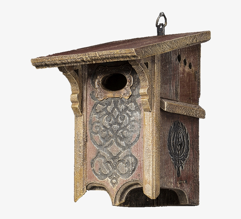 Bluebird Letterbox Bird Feeder Hand Crafted From Barnwood - Antique, transparent png