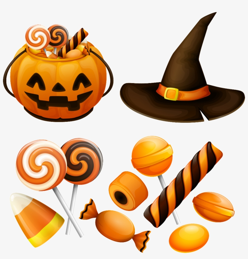 Halloween Pumpkin Png - Halloween Decorations Png, transparent png