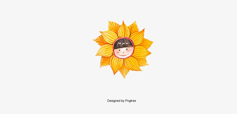 Beautiful Cartoon Lovely Hand-painted Sun, Beautiful, - Painting, transparent png