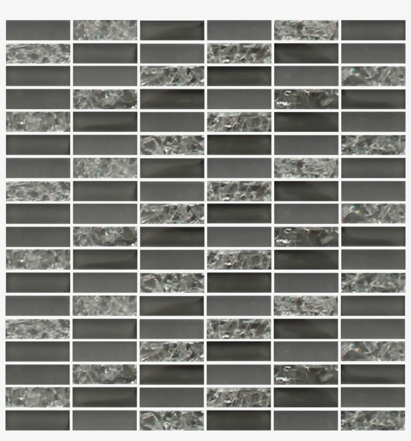 Cougar - Sparkle Smoke Glass Mosaic Subway Tiles - Rocky Point, transparent png