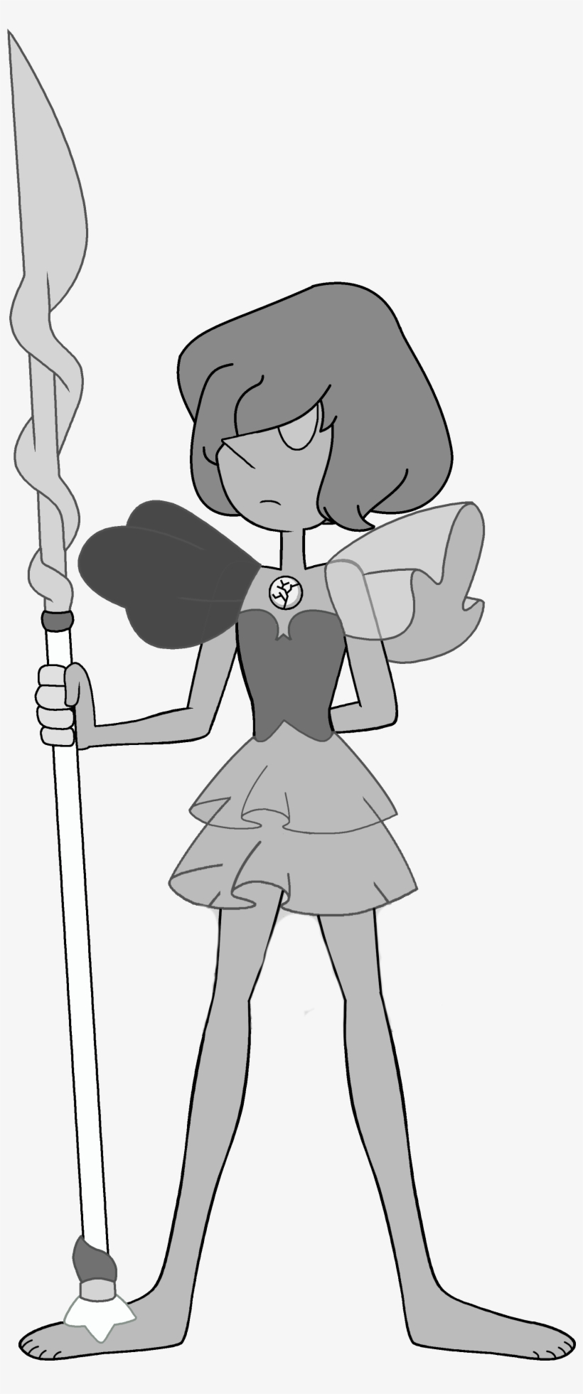 Grey P Cracked - Cartoon, transparent png