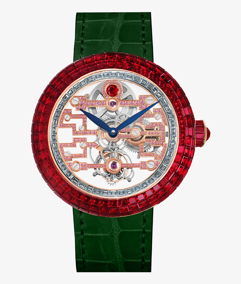 Brilliant Art Deco Ruby - Analog Watch, transparent png