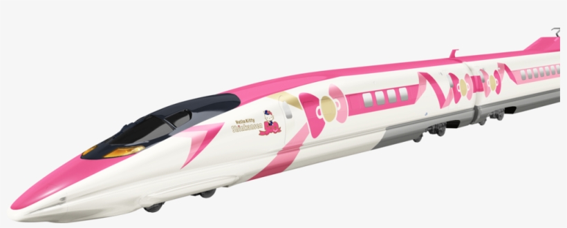 Hello Kitty Shinkansen - Shinkansen Hello Kitty Train, transparent png
