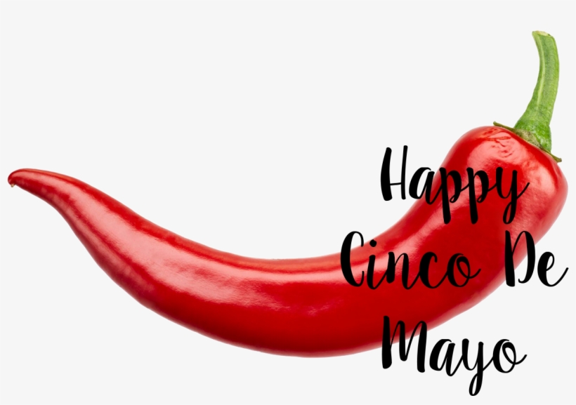 Happy Cinco De Mayo - Red Chilli Pepper Transparent, transparent png