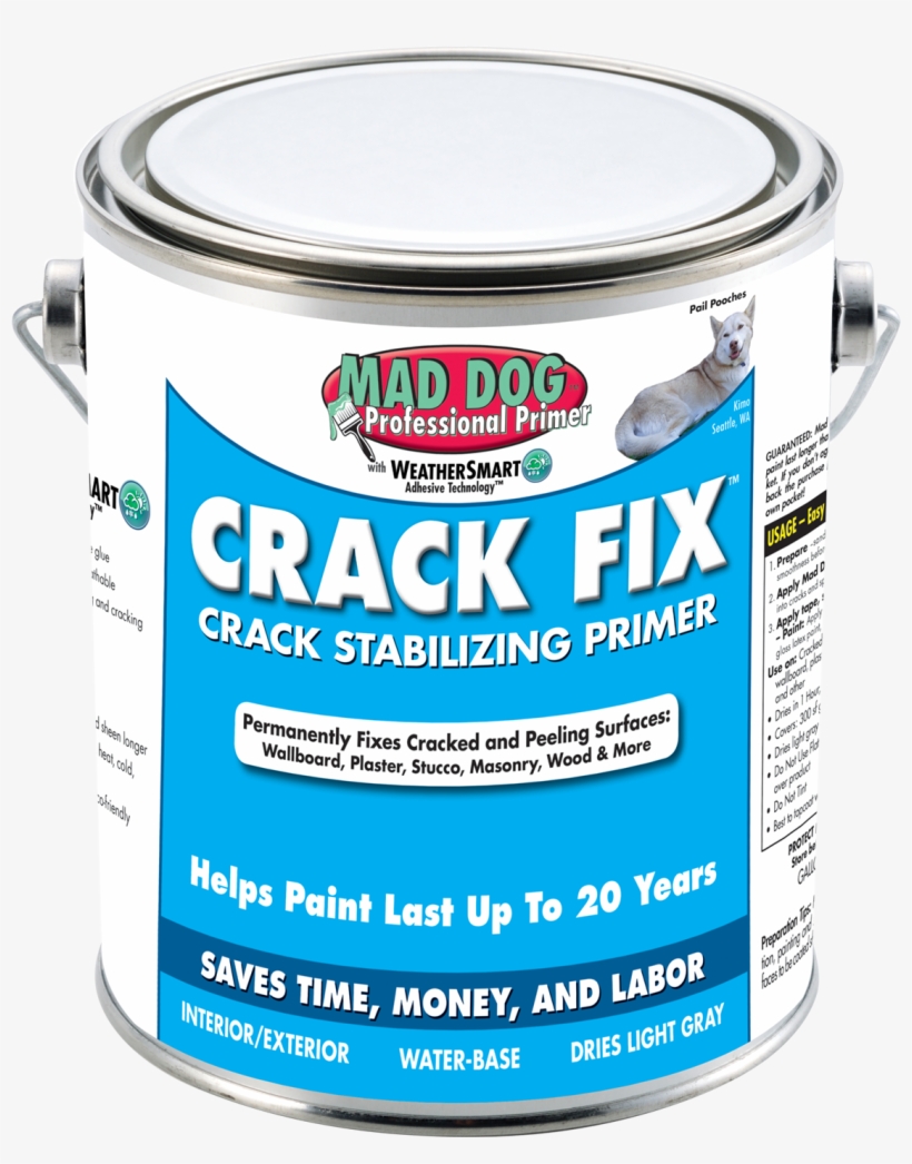 Crack - Mad Dog Dura-last Primer, transparent png