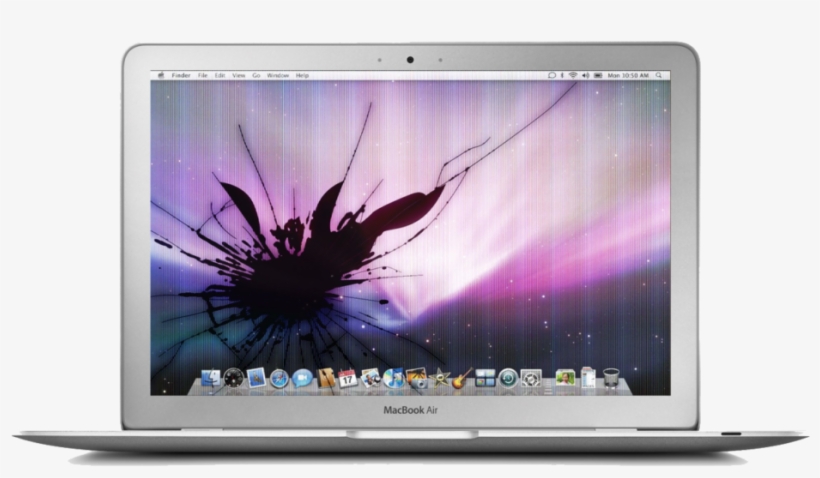 Macbook Air Screen Cracked - Fix Water Damaged Macbook Screen, transparent png
