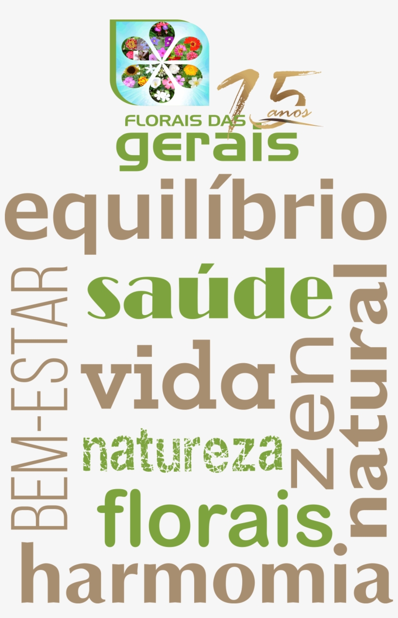 Frase 15 Anos Florais Das Gerais - Poster, transparent png