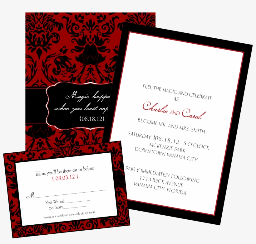 Invitation Card Png - Wedding Card Printing Png, transparent png
