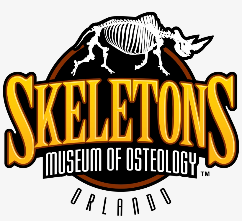Skeletons Logo - Skeletons Museum Of Osteology Orlando, transparent png
