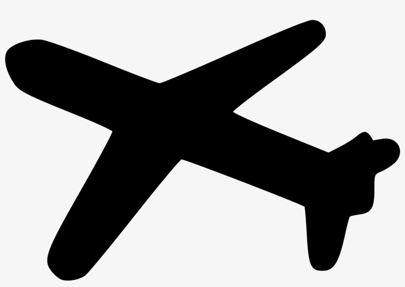 Fileaircraft Silhouette - Airplane Silhouette Gif, transparent png