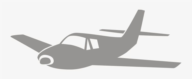 Plane Silhouette Png - Small Airplane Clipart, transparent png