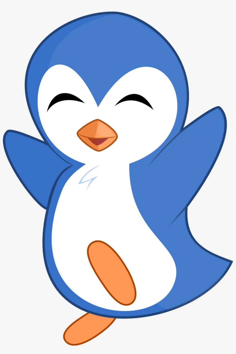 Image - Blue Penguin Drawing, transparent png
