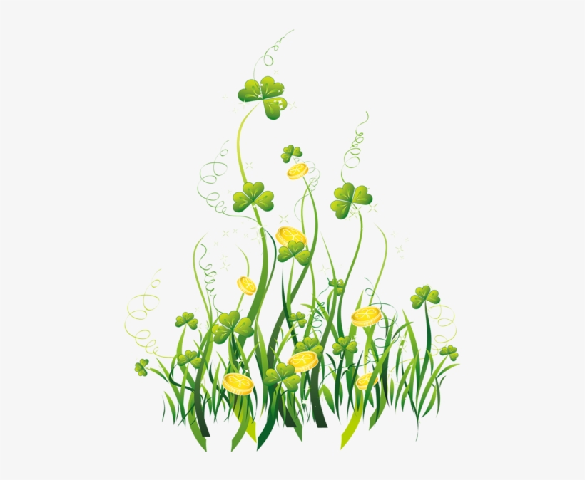0, - Shamrocks With Coins Pngs, transparent png