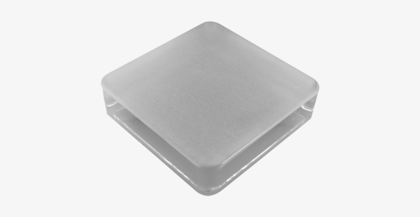 Solid Square Glass Paver Sandblasted - Plastic, transparent png