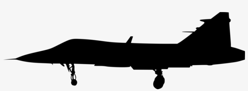 Free Png Figther Plane Side View Silhouette Png Images - Portable Network Graphics, transparent png